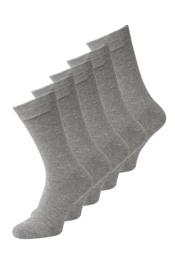 JACJENS SOCK 5 PACK NOOS 12113085 Light Grey Melange